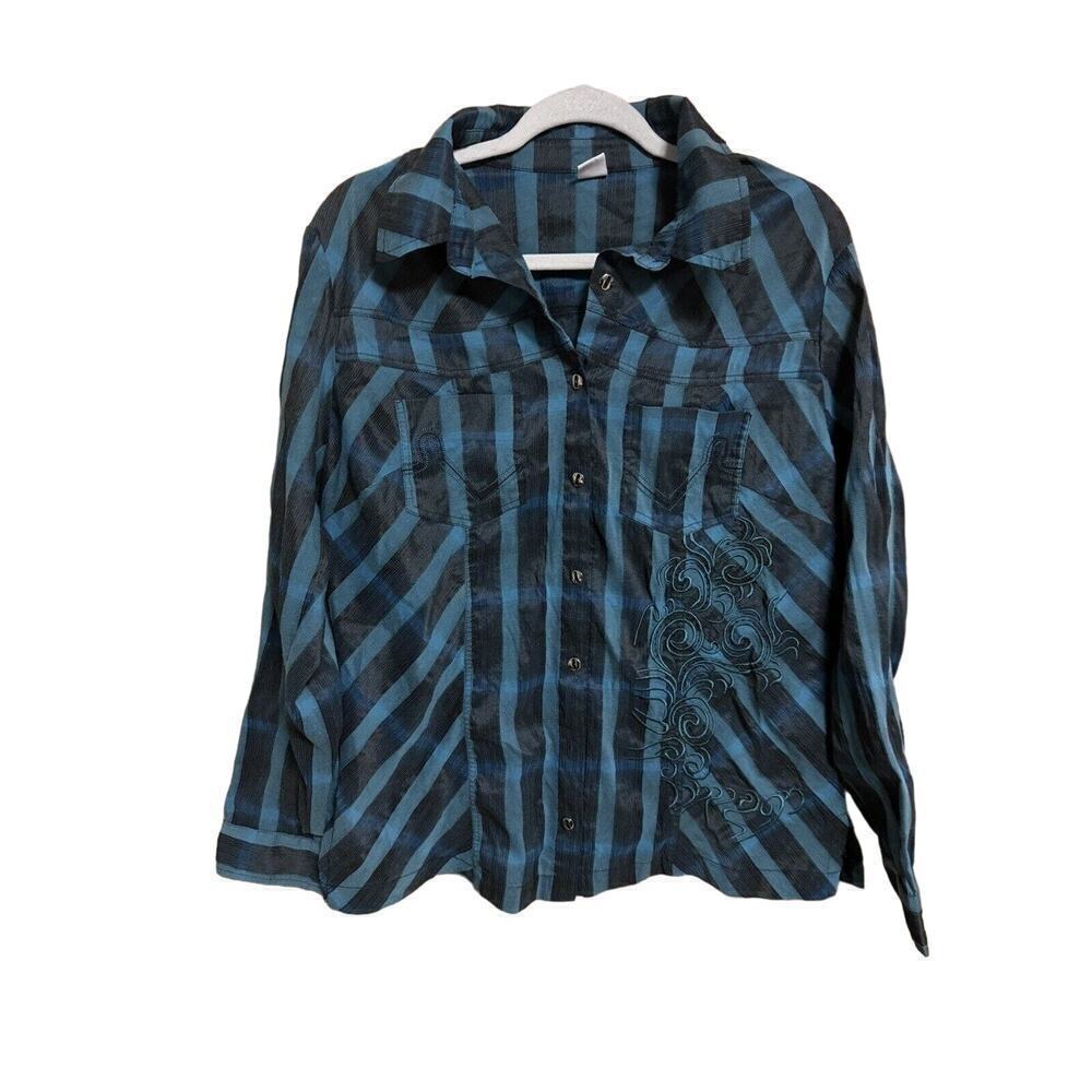 Alfredo 44 Equestrian Western Shirt Size M